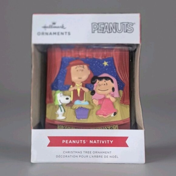 New Hallmark Peanuts Charlie Brown Christmas  Pageant Christmas Tree Ornament - Picture 1 of 6
